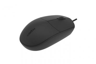 RAPOO Souris optique filaire N-100 Noir 