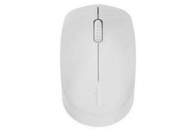 RAPOO Souris  M100 18185 Sans Fil Bluetooth USB 3 Boutons Gris Clair 