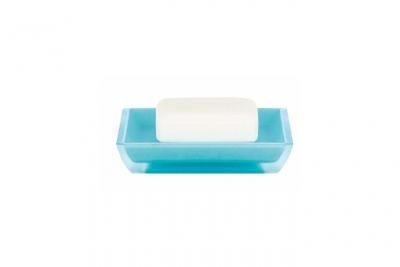  Spirella porte savon freddo - 2,3x12,5x8,6cm - bleu clair