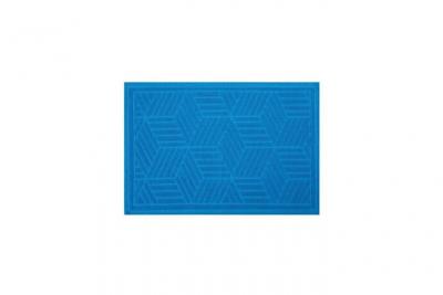 MSV Spirella Tapis de bain Coton CUBO 50x80cm Bleu