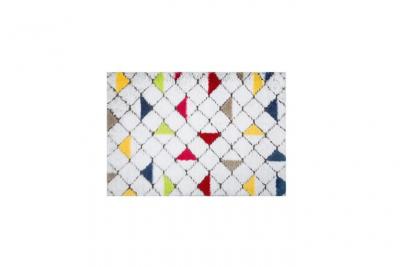 SPIRELLA  Tapis de bain GRID 55x65 cm - Blanc