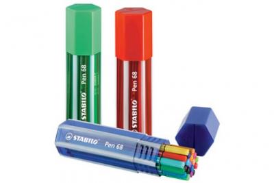 STABILO  Feutre Pen 68, Big Pen Box de 20, assorti