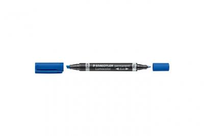 STAEDTLER  Lot de 3 Marqueurs permanent 348 Lumocolor duo, vert