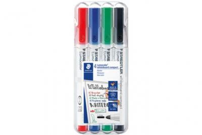 STAEDTLER  Marqueurs pour tableau blanc Lumocolor, kit de 4