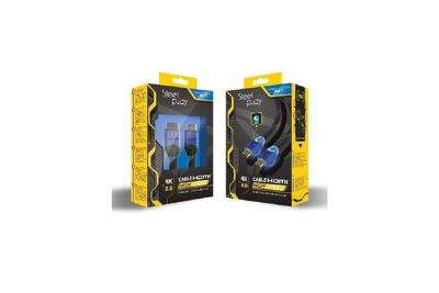 STEELPLAY  JVAPS400039 c&acirc;ble HDMI 2 m HDMI Type A (Standard) Noir, Bleu