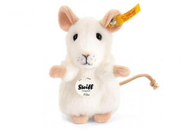  Steiff - Souris Pilla - Blanc - 10 cm