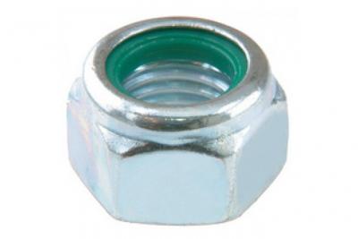 SUKI  6113018 Ecrous frein Acier zingu&eacute; bague nylon M 6 200 pi&egrave;ces