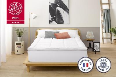 MELLO Surmatelas m&eacute;moire de forme 8cm 140x190cm