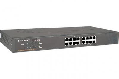 TP LINK Switch ethernet tplink tlsf1016 16 ports rj45 10/100 mbps rackable