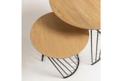 Table d'appoint Leska CC1892M46 deux tables d'appoint