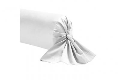 TERRE DE NUIT Taie de traversin blanche 100% coton biologique 180 cm