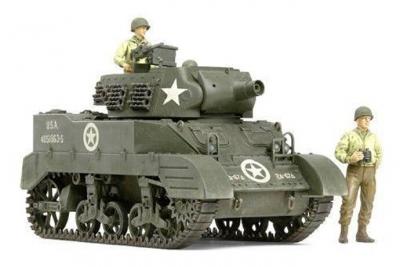TAMIYA Maquette  Voiture M8 avec 3 Figurines- 1/35 - Maquette militai