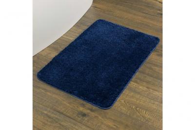  Tapis de bain Angora 60x90 cm Bleu Sealskin Blue