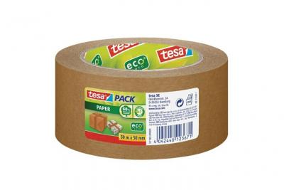 TESA  ecologo ruban adh&eacute;sif papier kraft 50m x 50mm x 3