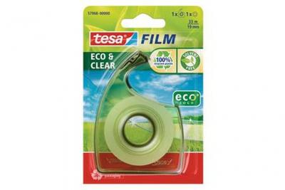 TESA  Ruban Adh&eacute;sif Eco & Clear Ft 19 Mm X 33 M, Blister De 1 Distributeur Avec 1 Rouleau 1 Unit&eacute;(S)