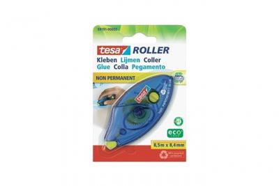  Roller de colle - Non permanente - 8,5mx8,4mm - R&eacute;utilisable - Papier, photo, carton - TESA 