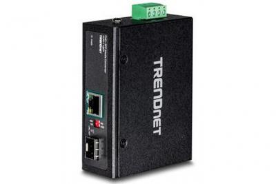  Trendnet Sfp To Gigabit Power Over Ethernet+ Media Converter Noir