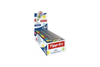 BIC Tipp-Ex Roller de correction Mini Pocket Mouse Fashion 5mm x 5m Assortis translucides