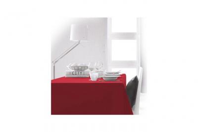 TODAY  256211 Nappe Polyester Pomme d'amour/Rouge 140 x 200 cm