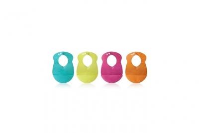 TOMMEE TIPPEE  Bavoir Rol.lon Mati&egrave;re Souple + 4 Mois