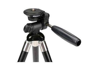 VELLEMAN Tr&eacute;pied T&eacute;lescopique pour cam&eacute;ra - Stabili&eacute; Maximale - Rotation Horizontale et Verticale 