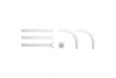  Tringle de rideau de douche Blanc Sealskin Blanc