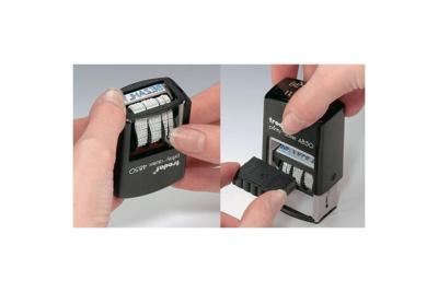 TRODAT  Datumstempel Printy Dater 4850L GEFAXT, blau/rot - 092399766513