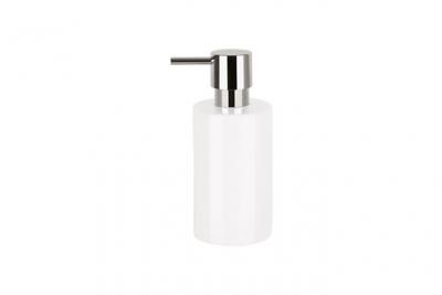 SPIRELLA Tube distributeur de savon porcelaine - 16x7x7 cm - blanc