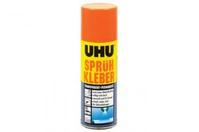 UHU  colle en spray, permanent, transparent, 500 ml