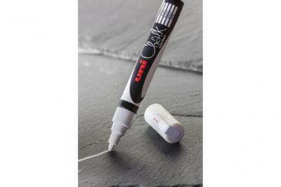  Faber-Castell 10102134 Marqueur Craie PWE-5M Pointe Ogive Rouge