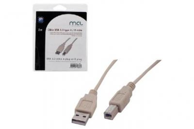 MCL  Samar - C&acirc;ble USB - USB type B (M) pour USB (M) - USB 2.0 - 2 m