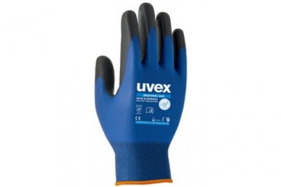 UVEX  Gants de travail phynomic wet, T. 11, bleu/anthracite - Lot de 10