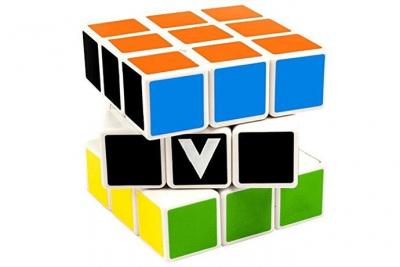 V CUBE V-Cube 3 Cube Toy, WhiteMulticolor 