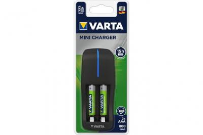 VARTA  Chargeur  Mini avec 2 piles AAA 800mAh