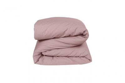 LABELLISM Housse de couette en percale de coton - manoir - 200 x 200 cm - prune
