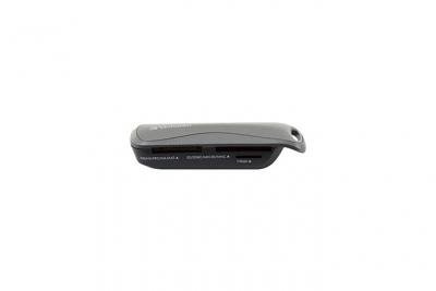 VERBATIM Lecteur de poche de carte m&eacute;moire - compatible avec sd / sdxc uhs-i / microsd / m2 / ms / ms-duo 