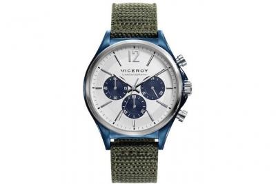 VICEROY Hommes Chronographe Quartz Montre avec Bracelet en Nylon 471109-05