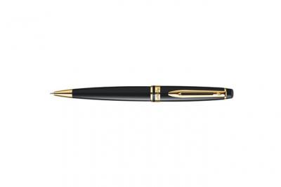 WATERMAN   stylo &agrave; bille expert, laque noire c.t. noir