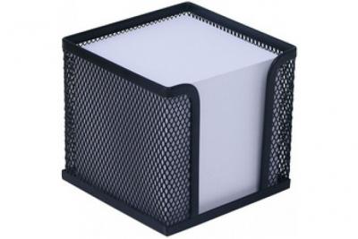 GENERIQUE Wedo wedo bloc cube avec bo&icirc;tier ""office"", fil m&eacute;tallique, argent noir