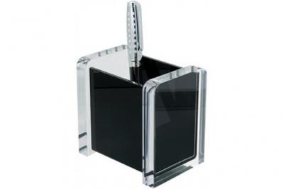 WEDO  Acryl Exklusiv 0604001 Pot &agrave; crayons Transparent/Noir