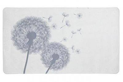 WENKO  23160100 tapis antid&eacute;rapants de baignoire astera, blanc/gris, 70x40 cm