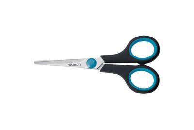 WESTCOTT Ciseaux grip facile en acier inoxydable 18cm, prise souple