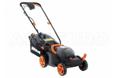 WORX Tondeuse sur batterie  Wg779e.1, 40 V, 4aH l.34 cm