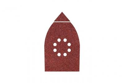 WOLFCRAFT  Patins abrasifs auto-agrip. corindon grain 180 107 x 142 pi&egrave;ces 6