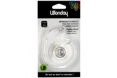 WONDAY  D&eacute;vidoir manuel inclus 1 rouleau adh&eacute;sif 19 mm x 33 m