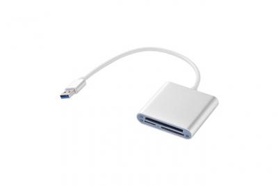 XCSOURCE Lecteur de carte SD USB 3.0 m&eacute;moire Micro TF CF Adaptateur fente externe pour ordinateur portable PC AC1638 