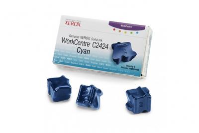 XEROX 3 Batonnets d'encre solide cyan pour  workcenter c2424