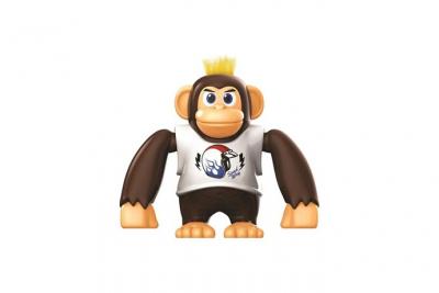 SILVERLIT Ycoo - chimpy le singe - 15 cm - blanc