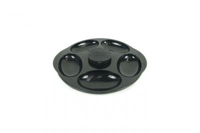 YOKO DESIGN  1188 cuit Pommes de Terre, Silicone/Platine, Noir, 28 cm
