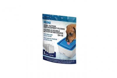 ZEUS  Pack de 3 filtres &agrave; double action de rechange 1,5 L - Pour chien